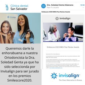 especialista en ortodoncia Dra. Soledad Genta jurado de invisalign